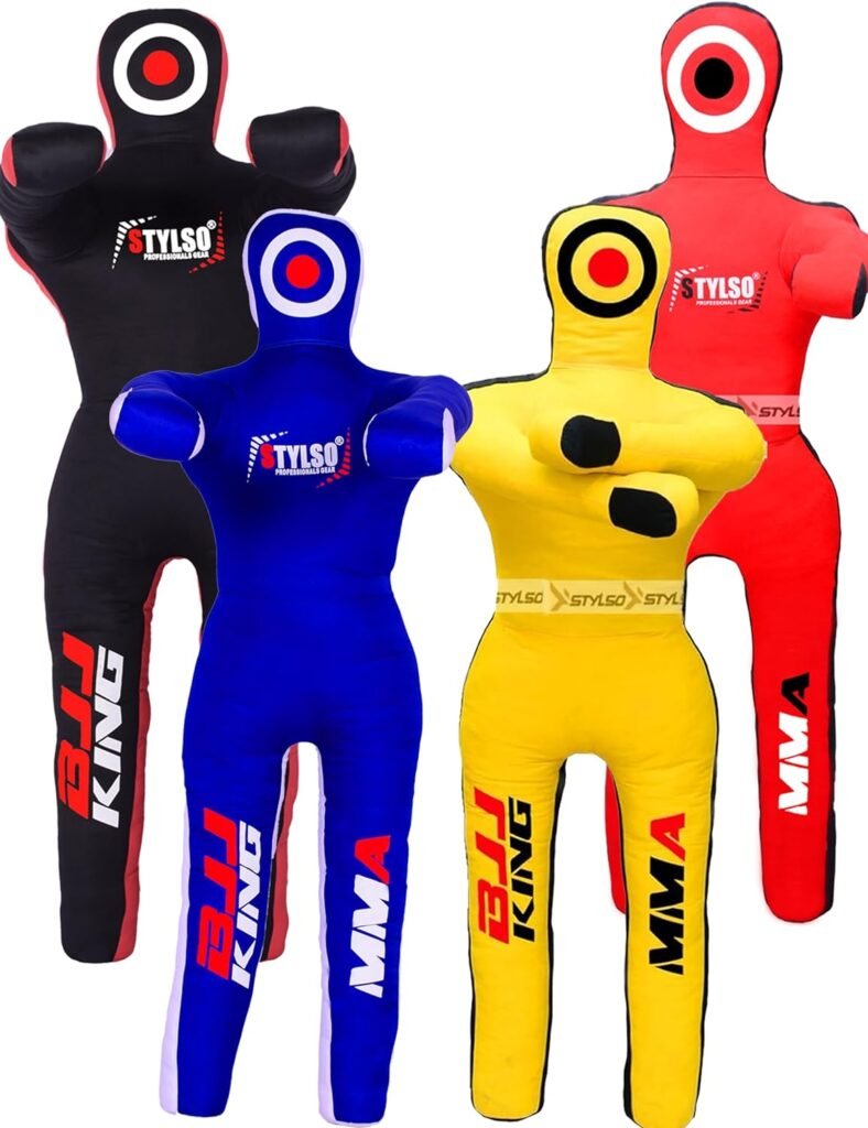 Stylso Wrestling Dummy Grappling Dummy BJJ Dummy Judo Karate Jiu Jitsu Practice Dummies - Un-Filled