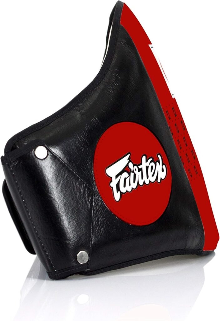 Fairtex BPV1 MuayThai Training Belly Pad | Core Protection for Coaches in Boxing, Muay Thai, Kickboxing | Syntek Leather |Maximum Durability, Secure Fit | Multi-Sport Body Protector