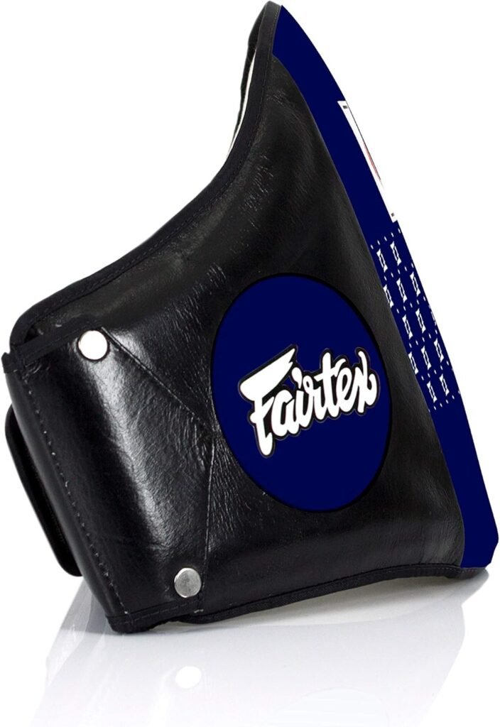 Fairtex BPV1 MuayThai Training Belly Pad | Core Protection for Coaches in Boxing, Muay Thai, Kickboxing | Syntek Leather |Maximum Durability, Secure Fit | Multi-Sport Body Protector